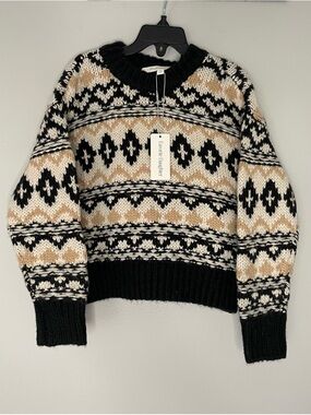 Favorite Daughter Fair Isle Sweater and Hat Set NWT